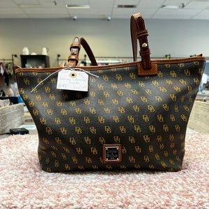 Brown Dooney and Bourke medium size handbag.